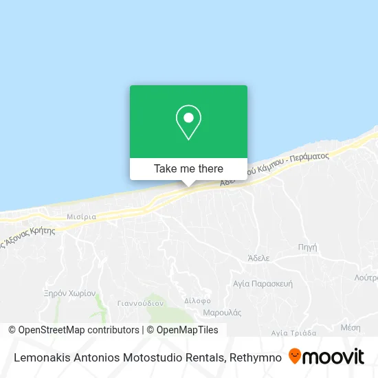 Lemonakis Antonios Motostudio Rentals map