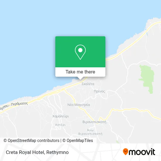Creta Royal Hotel map