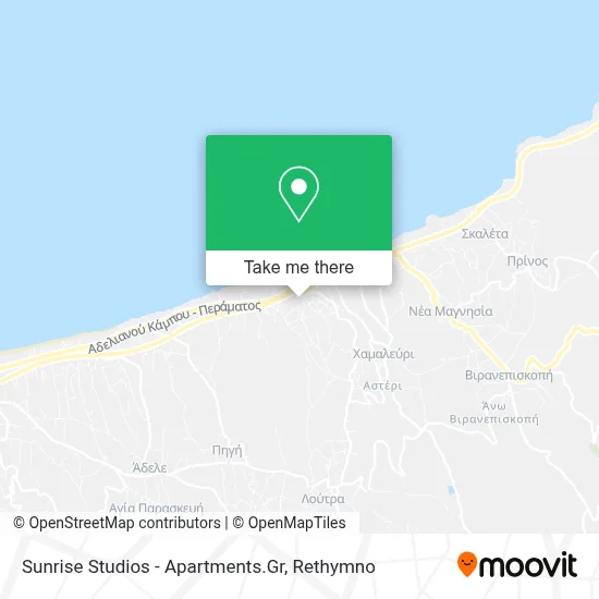 Sunrise Studios - Apartments.Gr map