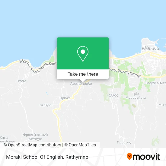 Moraki School Of English map