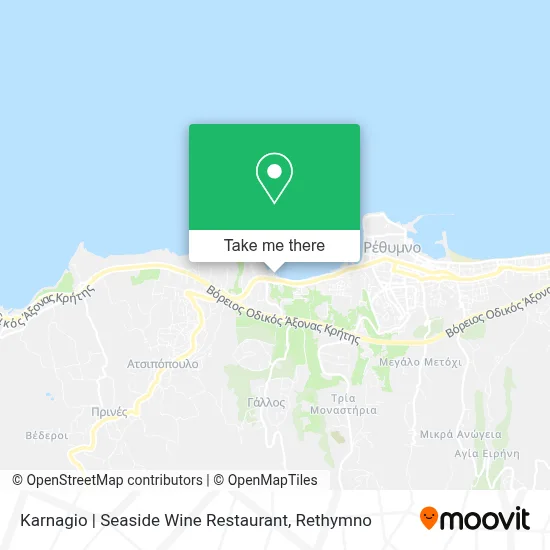 Karnagio | Seaside Wine Restaurant map