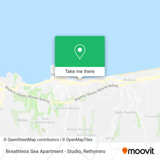 Breathless Sea Apartment - Studio map
