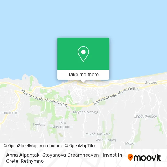 Anna Alpantaki-Stoyanova Dreamheaven - Invest In Crete map