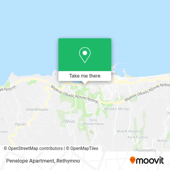 Penelope Apartment map