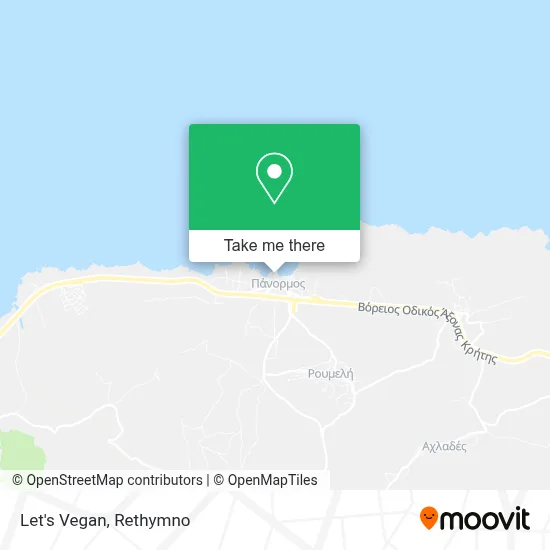 Let's Vegan map