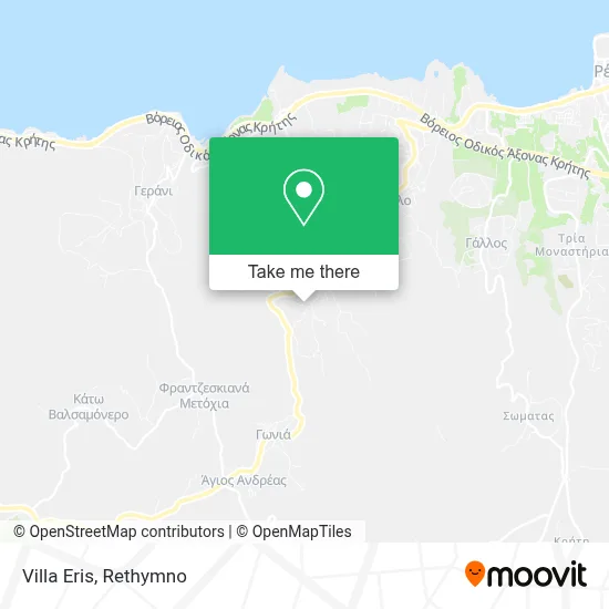 Villa Eris map