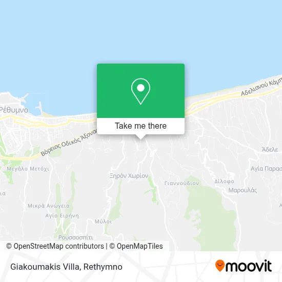 Giakoumakis Villa map