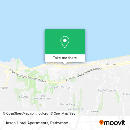 Jason Hotel Apartments map