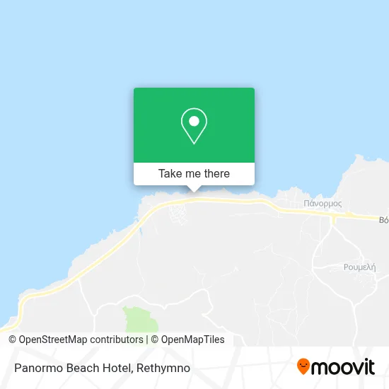 Panormo Beach Hotel map