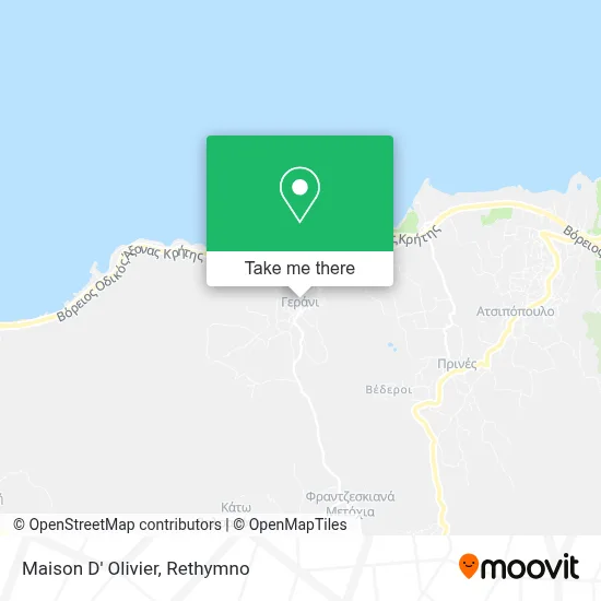 Maison D' Olivier map
