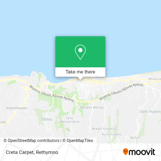 Creta Carpet map