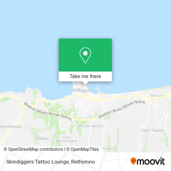 Skindiggers Tattoo Lounge map