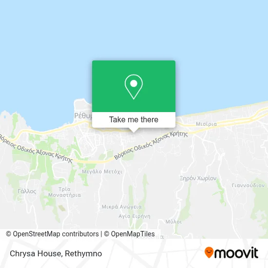 Chrysa House map