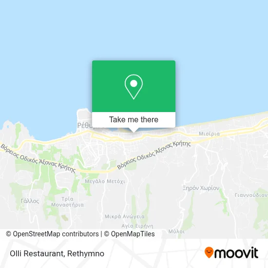 Olli Restaurant map