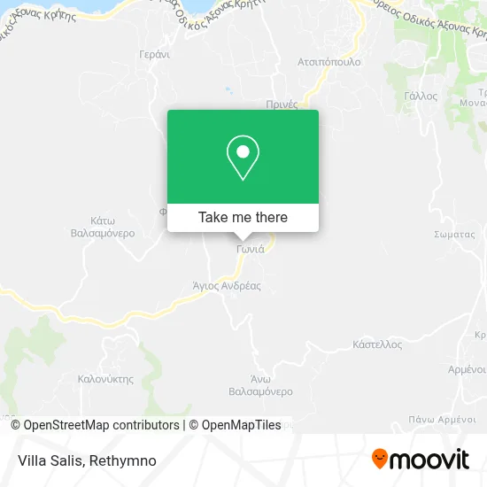 Villa Salis map