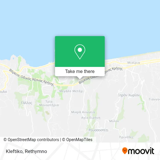 Kleftiko map