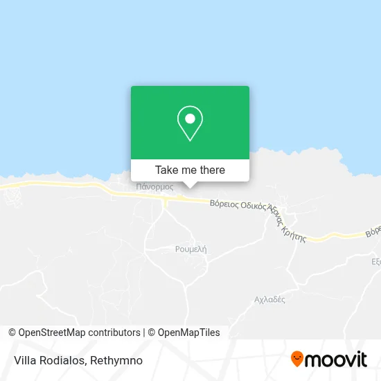 Villa Rodialos map