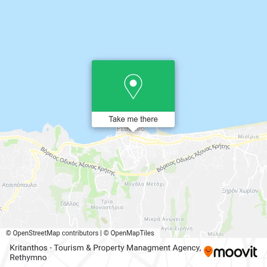 Kritanthos - Tourism & Property Managment Agency map