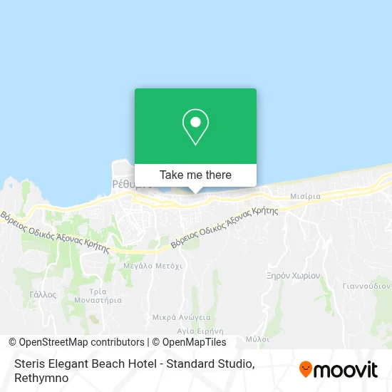 Steris Elegant Beach Hotel - Standard Studio map