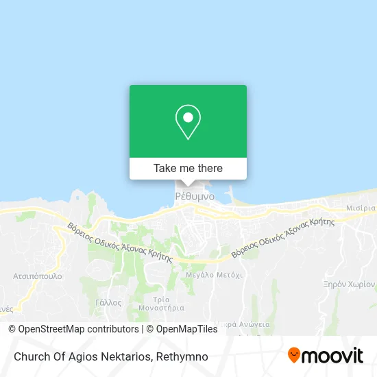 Church Of Agios Nektarios map