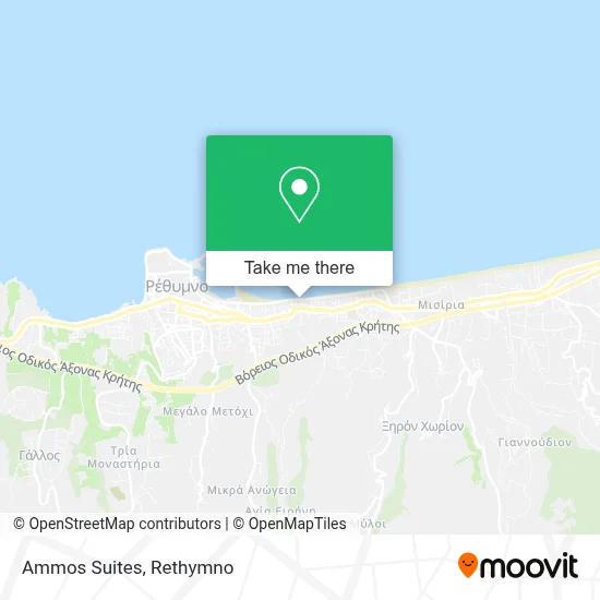 Ammos Suites map