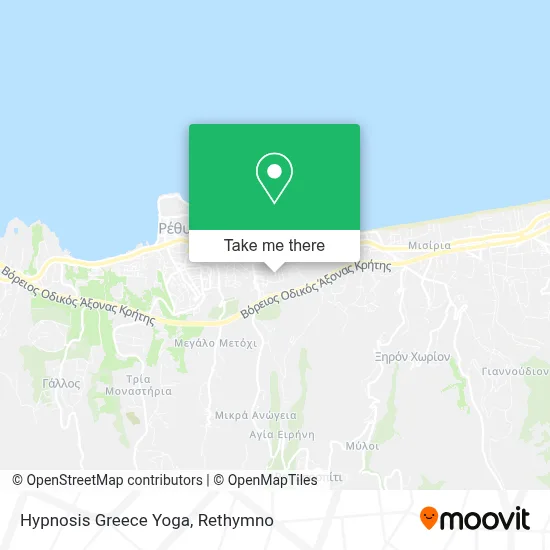 Hypnosis Greece Yoga map
