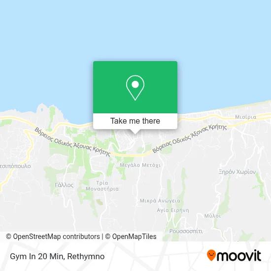 Gym In 20 Min map