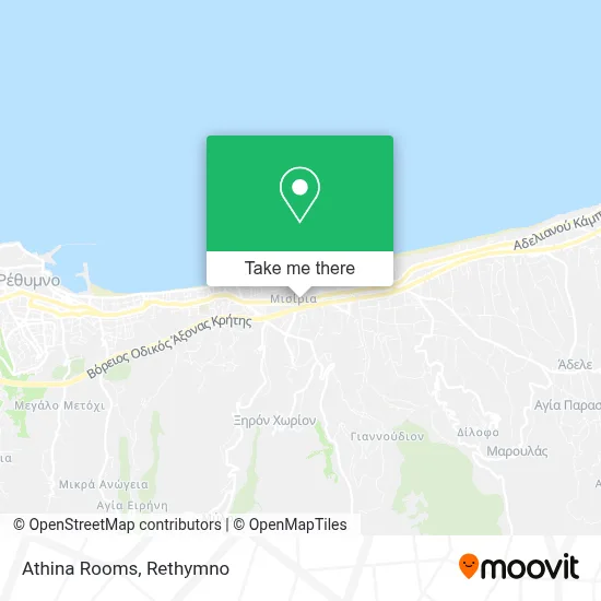 Athina Rooms map