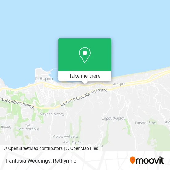 Fantasia Weddings map