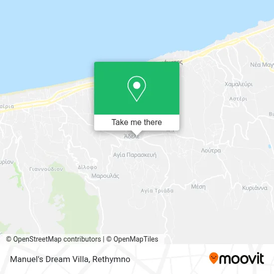 Manuel's Dream Villa map