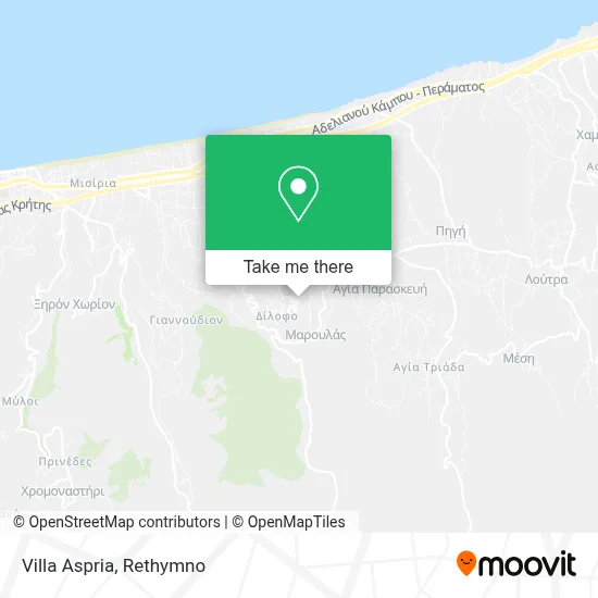 Villa Aspria map
