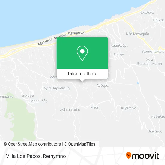 Villa Los Pacos map