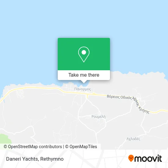 Daneri Yachts map