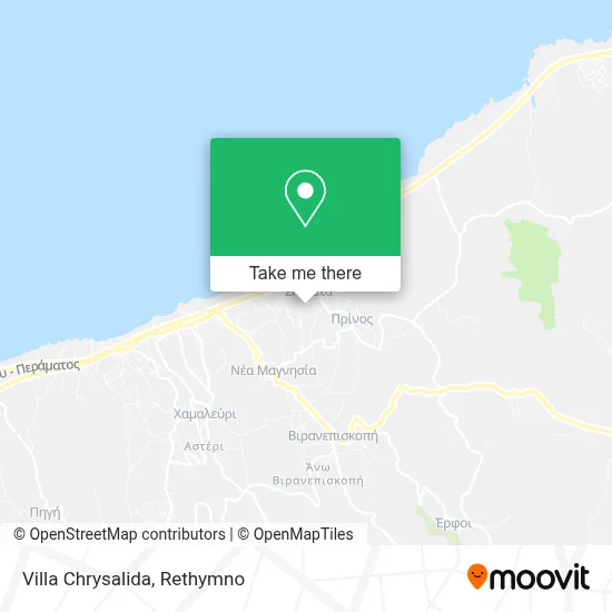 Villa Chrysalida map