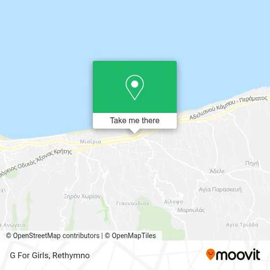 G For Girls map