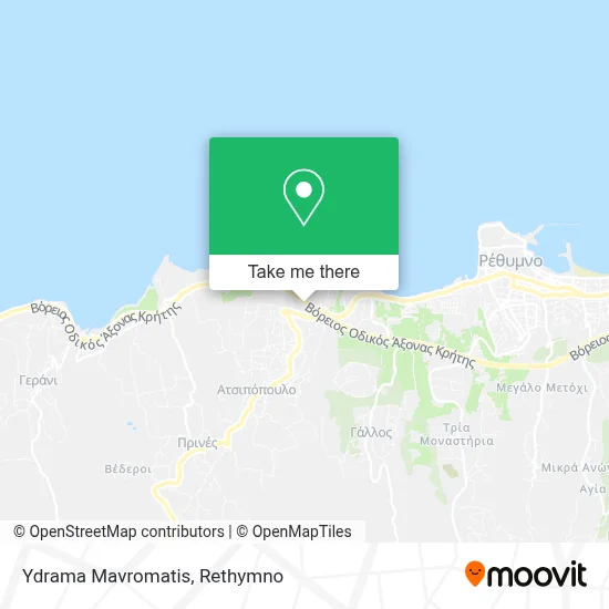 Ydrama Mavromatis map