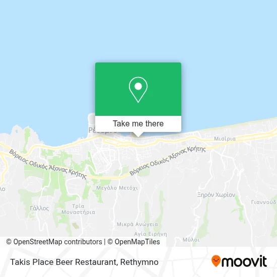 Takis Place Beer Restaurant map