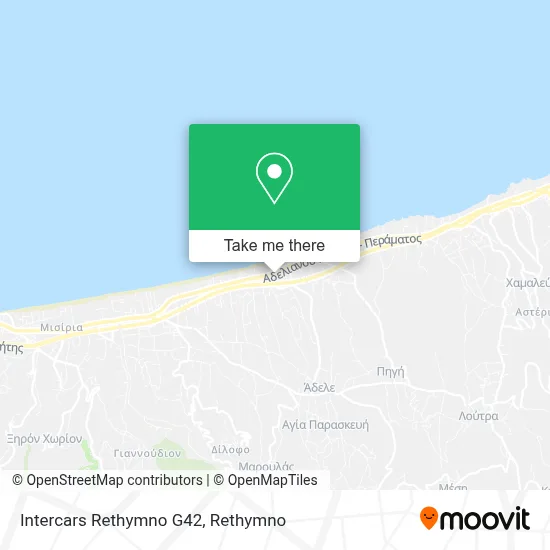 Intercars Rethymno G42 map
