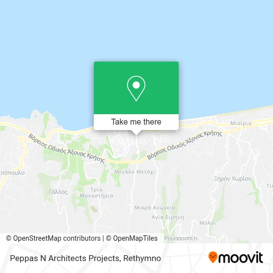 Peppas N Architects Projects map