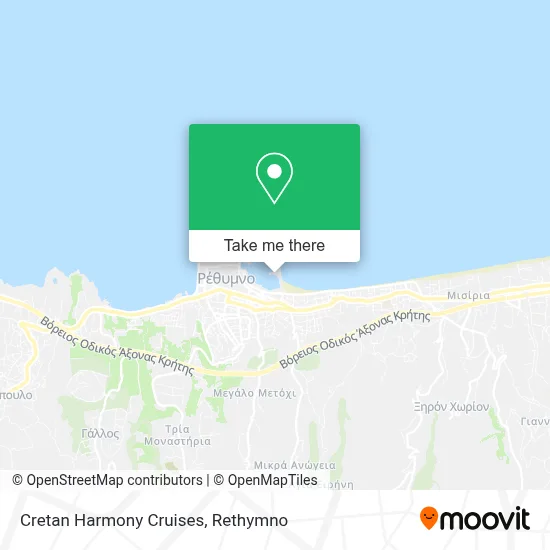 Cretan Harmony Cruises map