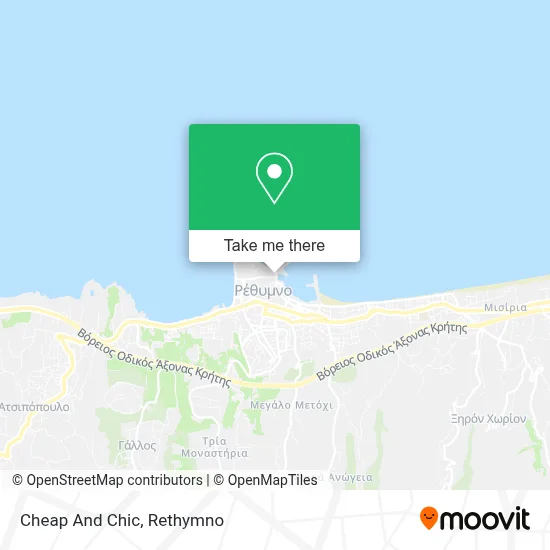 Cheap And Chic map