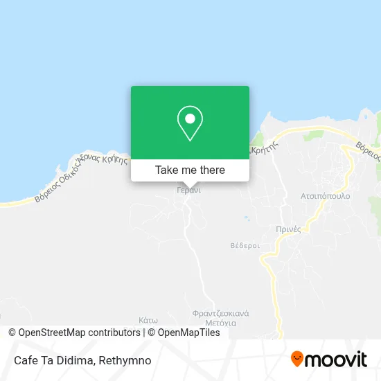 Cafe Ta Didima map