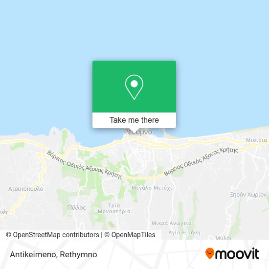 Antikeimeno map