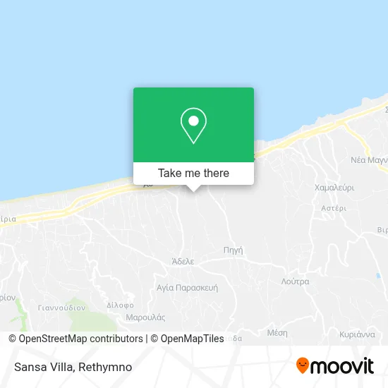 Sansa Villa map
