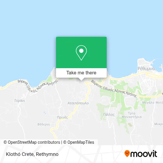 Klothó Crete map