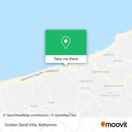 Golden Sand Villa map