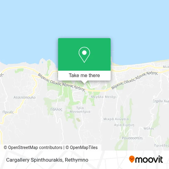 Cargallery Spinthourakis map