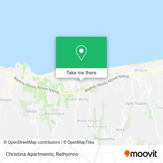 Christina Apartments map