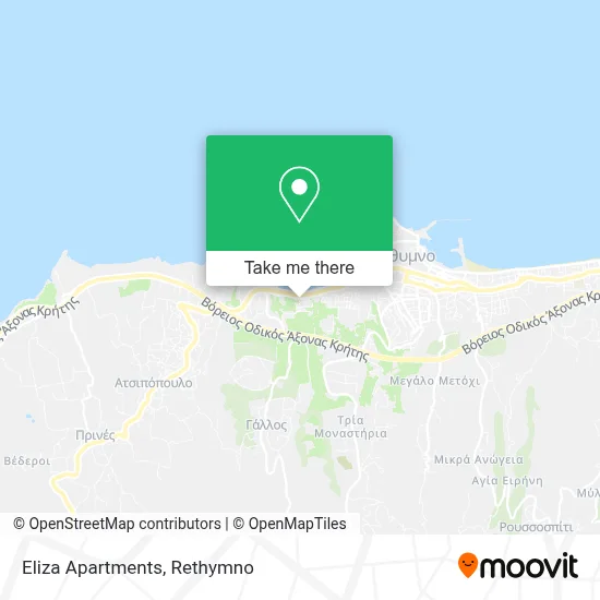 Eliza Apartments map
