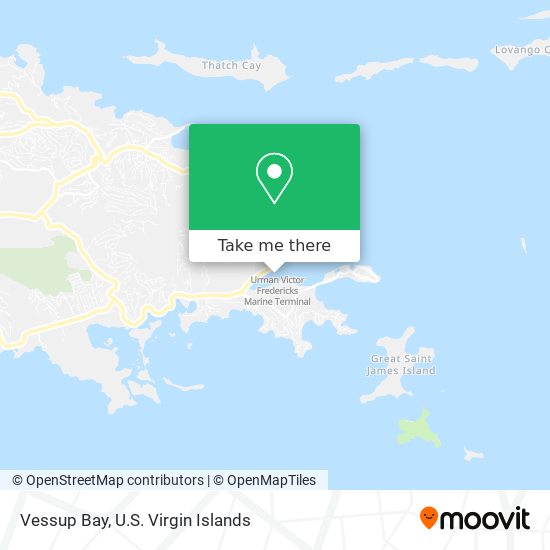 Vessup Bay map